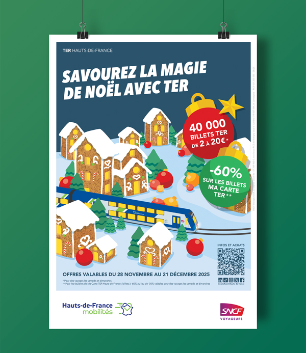 Sncf Ter Hauts De France Noel2025 Affiche